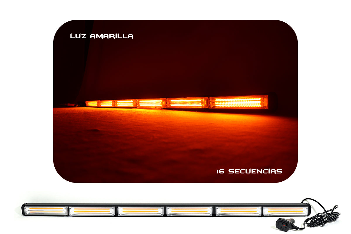 Barra de Luz intermitente LED de tráfico