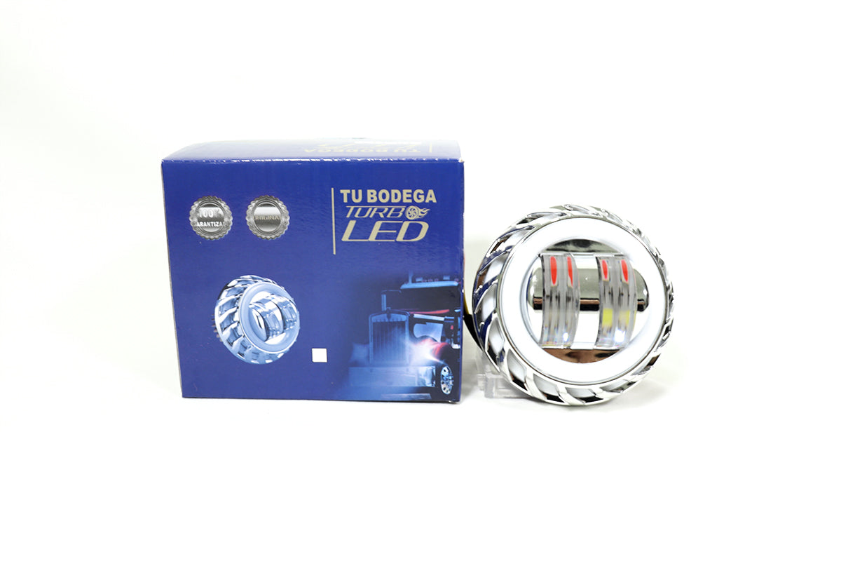 Proyector de Luz led, doble lupa, ojo de ángel