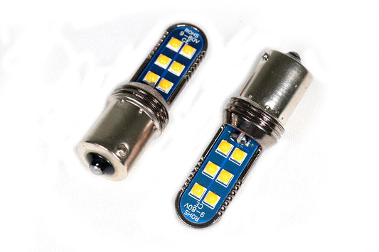 Bombillo LED de direccional amarillo 12 led