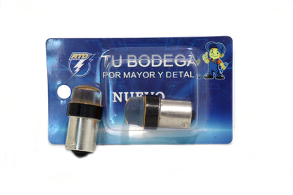 Bombillo 1156 siliconado para direccional tipo microled COB 12V de alta intensidad