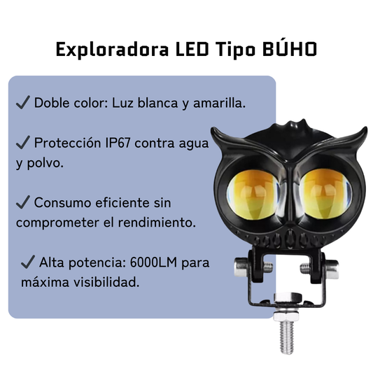 Exploradora de Alta Intensidad Tipo Buho