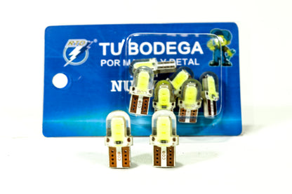 Cocuyo bayoneta 158 led smd siliconado funcion fijo