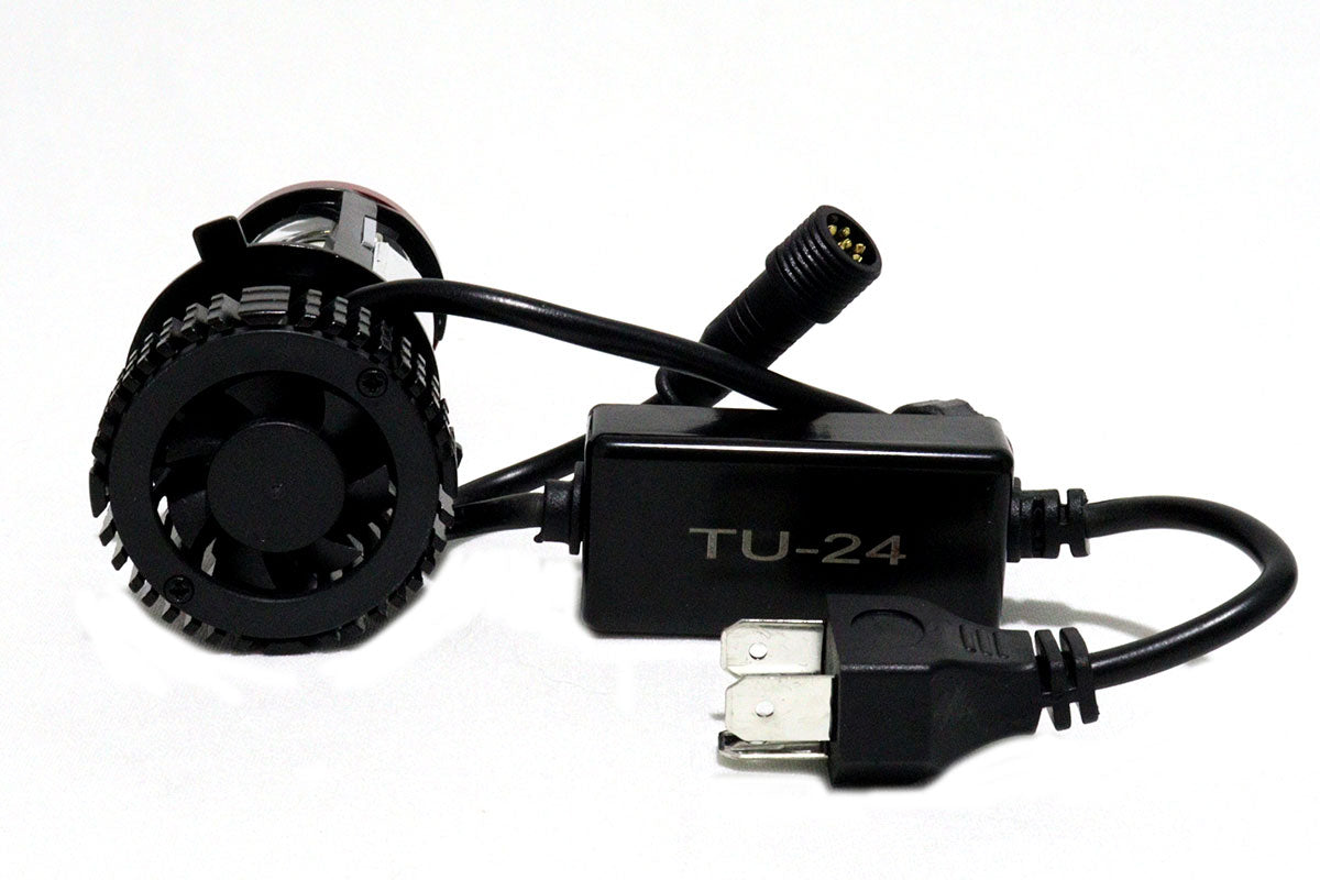 Bombillos LED Tipo lupa H4 A-C Y D-C 6000 LM