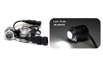 Bombillo tipo láser led, 7000 lúmenes Luz blanca