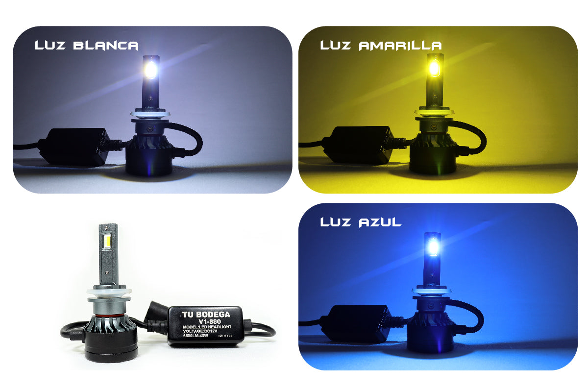 Bombilla LED tricolor Corriente DC