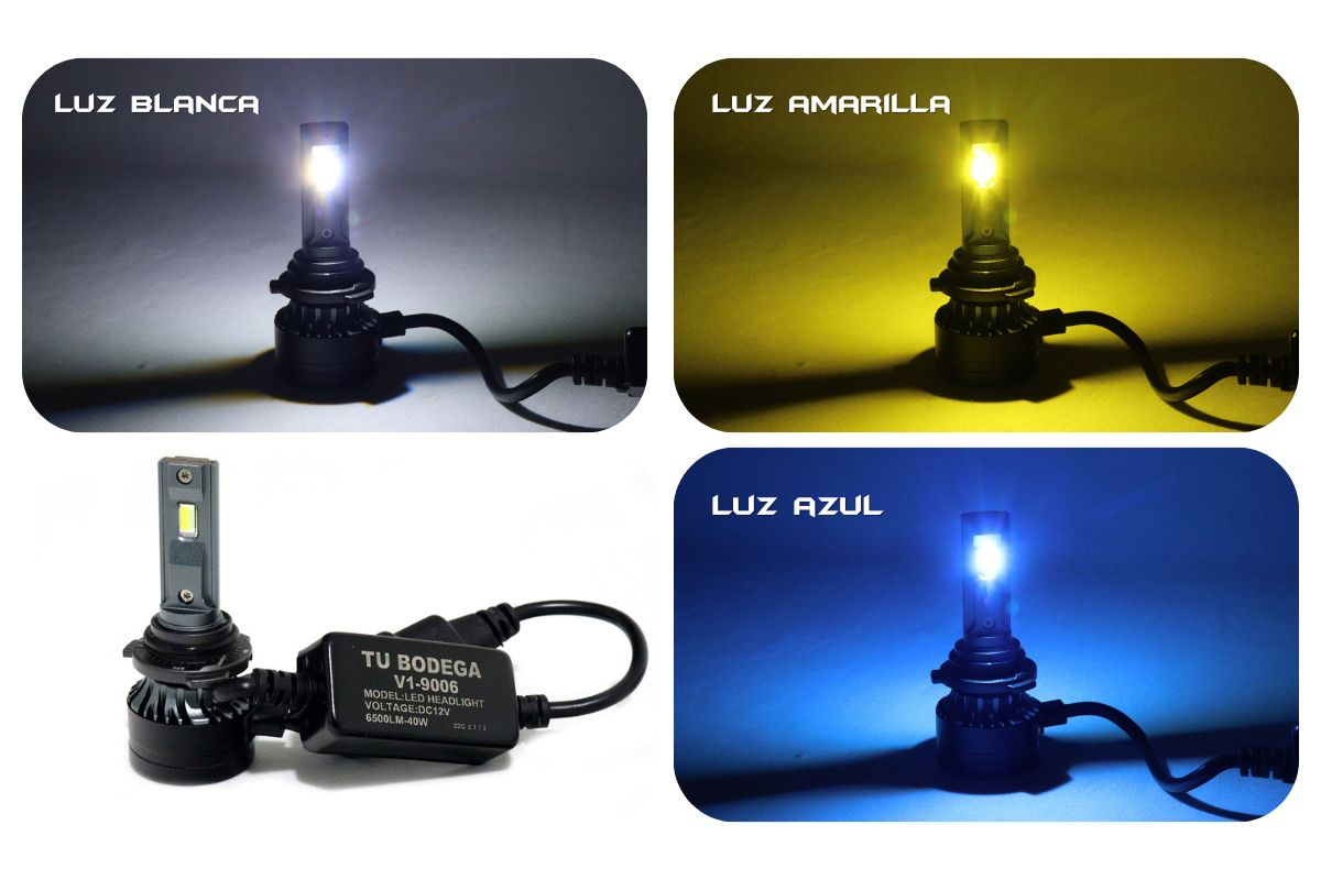 Bombilla LED tricolor Corriente DC