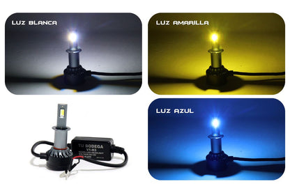 Bombilla LED tricolor Corriente DC