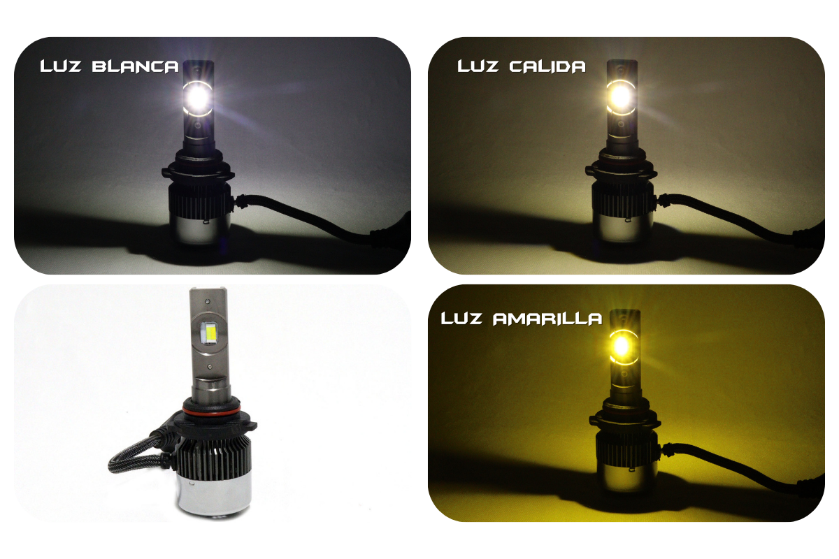 Bombillo LED  Con disipador y ventilador Auto refrigerante