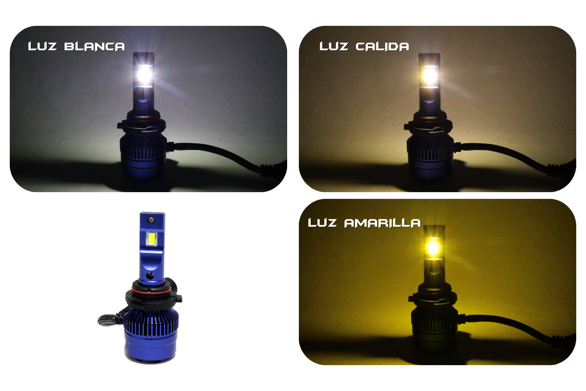 Bombillo LED  Con disipador y ventilador Auto refrigerante