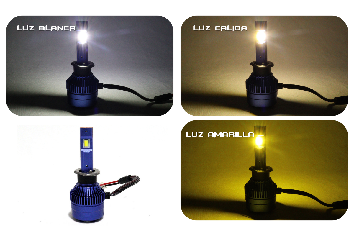 Bombillo LED  Con disipador y ventilador Auto refrigerante