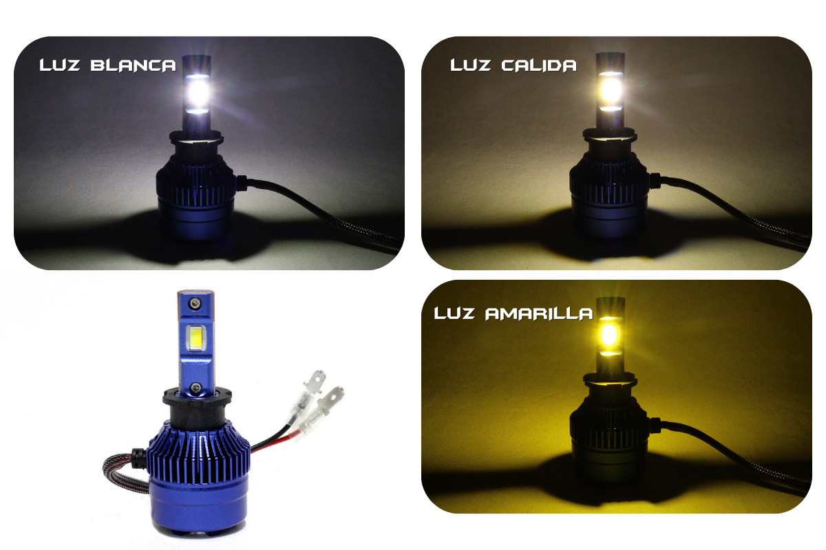 Bombillo LED  Con disipador y ventilador Auto refrigerante