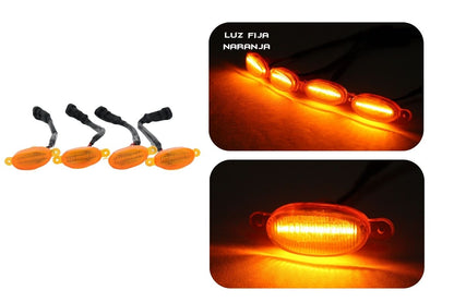 Cocuyo Persiana Luz Amarilla Kit 4 y 5 Und TB-125 Frontal