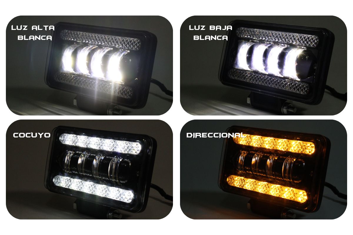 Exploradora 450 Luz blanca fija cocuyo y direccional incorporado