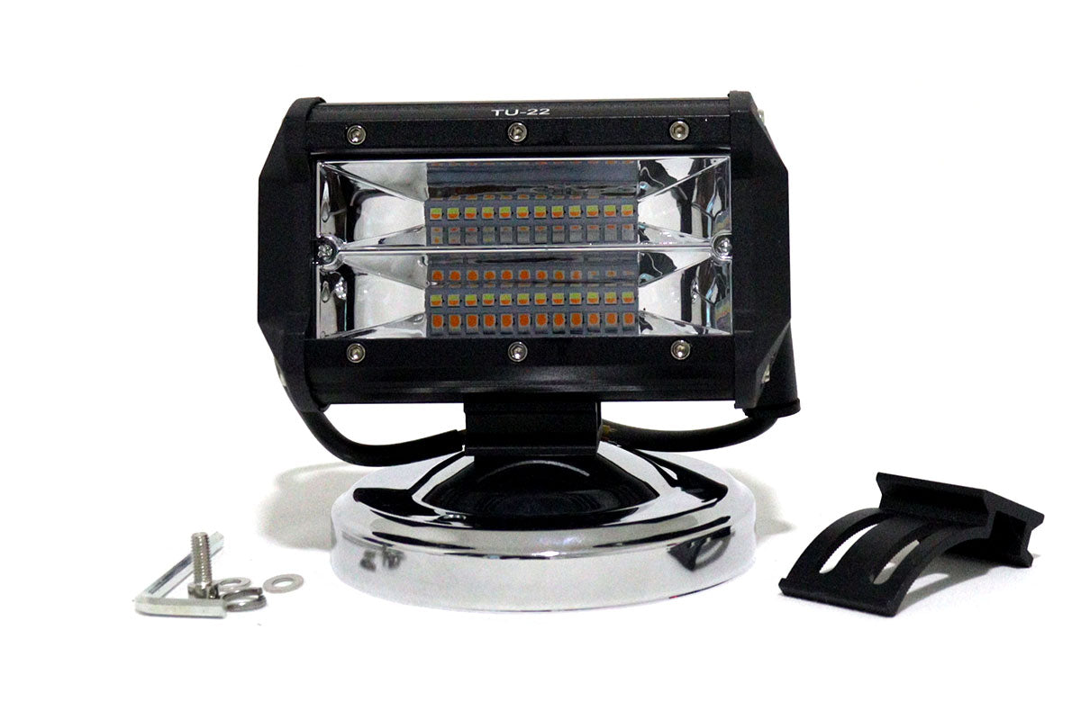 Exploradora 24 LED Foco expansivo Fijo y flasheo Bicolor