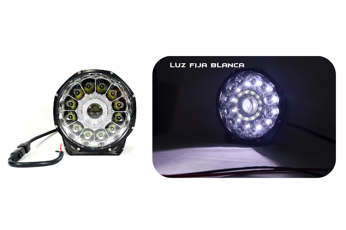 Exploradora de 9 pulgadas luz blanca fija, led cree