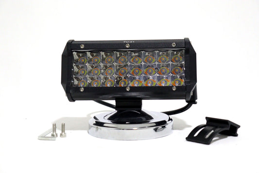 Exploradora bicolor función fijo y flasheo de 24 led 17 cms