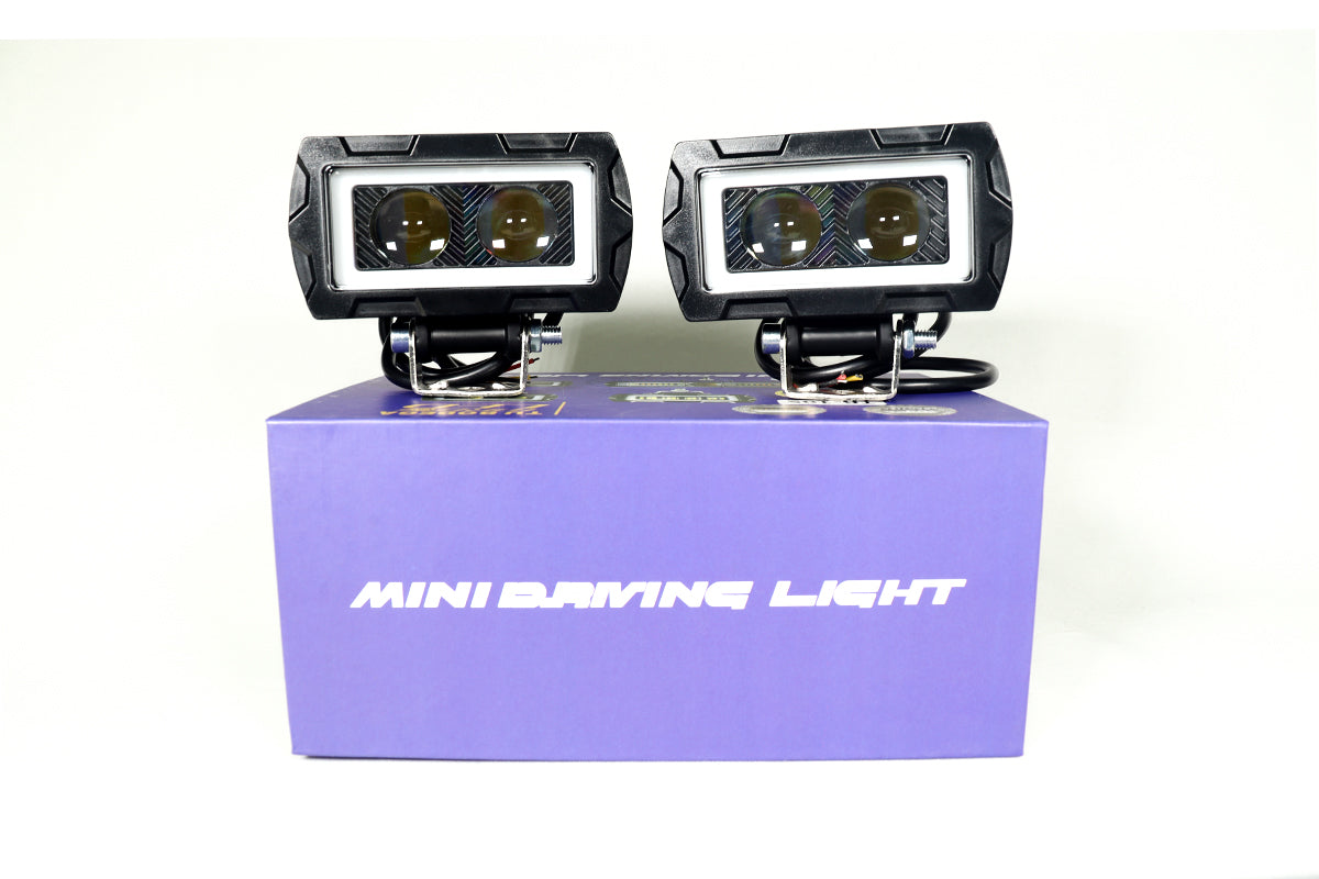 Exploradora LED doble lupa 6000 lúmenes Blanco amarillo