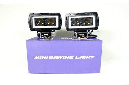 Exploradora LED doble lupa 6000 lúmenes Blanco amarillo