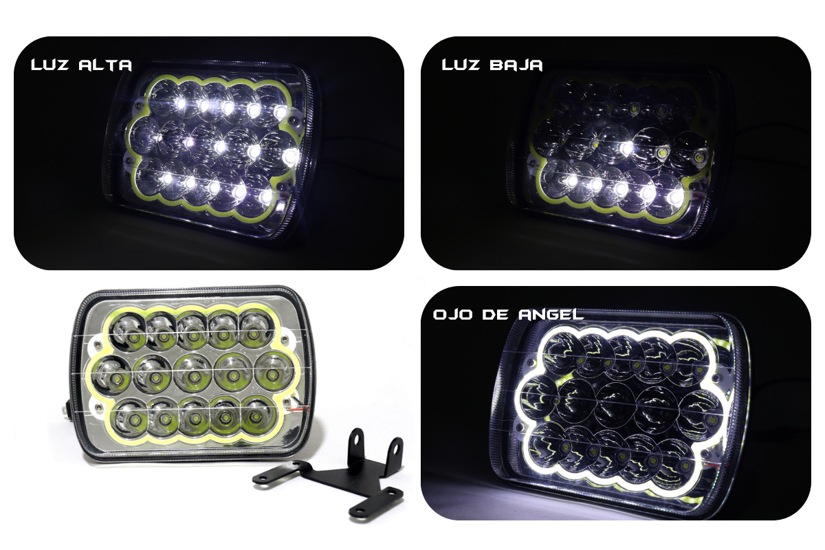 Farola LED Eagle 6052 Ojo de ángel blanco  Función Altas y bajas
