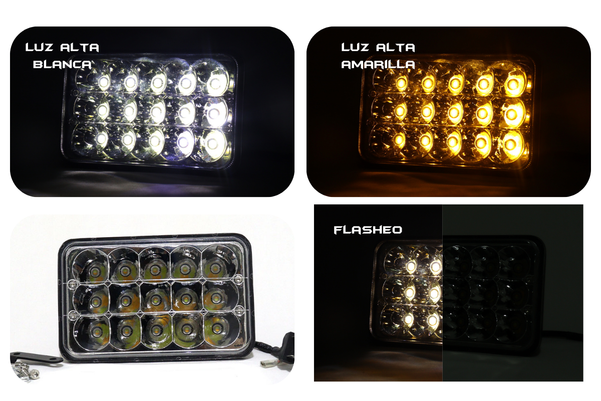 Faro para kenworth 45w led luz amarilla