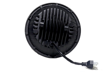 Faro de lujo 7″ 40w función altas y bajas cocuyos incorporados