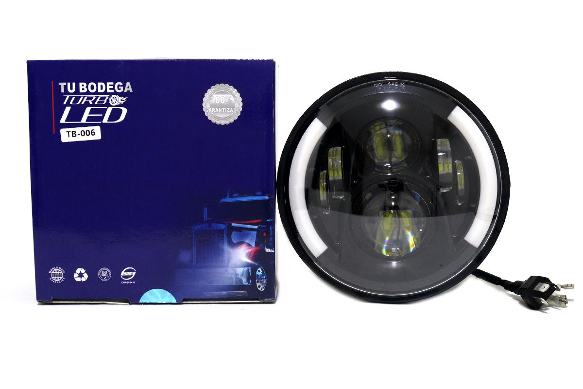 Farola de lujo 7” (6014) Amarillo-blanco Direccional y estacionarias