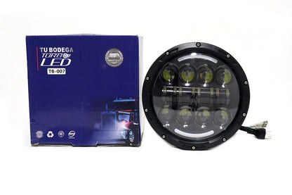 Faro de lujo de 7 ” 40w dual color funcion alta y bajas direccional y estacionaria