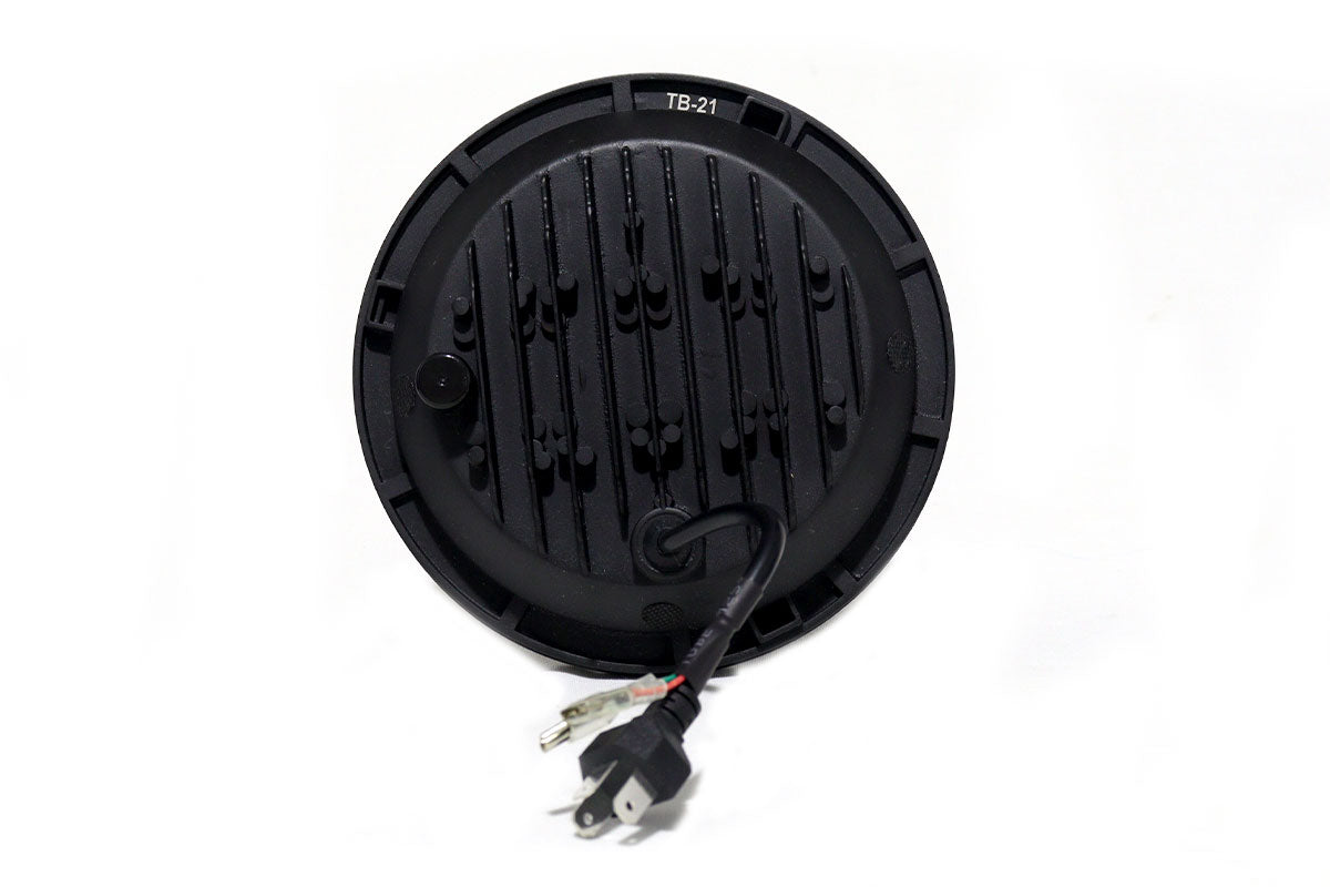 Faro de lujo de 7 ” 40w dual color funcion alta y bajas direccional y estacionaria