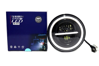 Faro LED de 7″ pulgadas para motocicleta  y camioneta