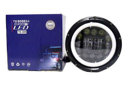 Farola de lujo 7 pulgadas ojo de angel altas y bajas 40w 4 leds