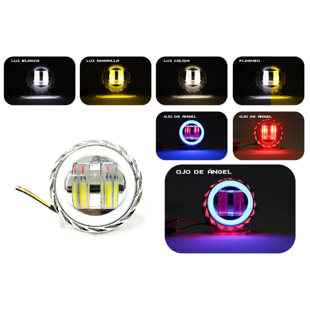 Proyector de Luz led Ojo de Diablo RGB