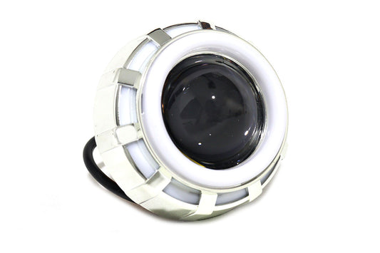 Proyector redondo lupa con ojo de ángel altas bajas y flasheo (copia)