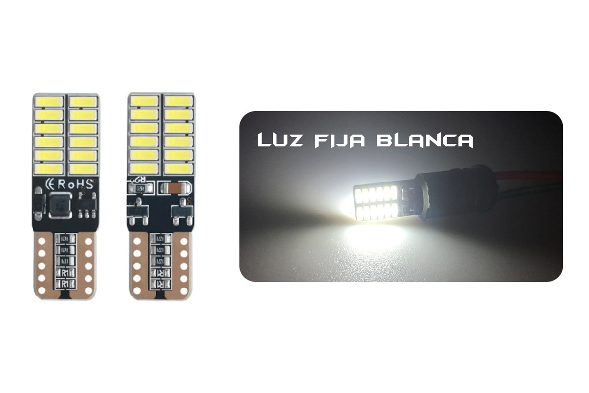 Cocuyo función fija 24 Led color blanco