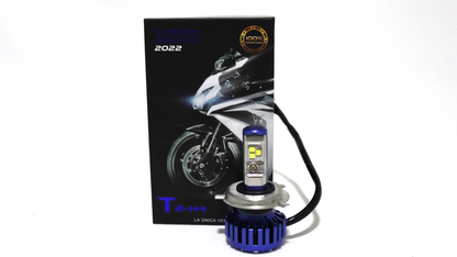 Bombillo TURBO LED H4 – 8000 Lúmenes (Reales – Alta Potencia) – Altas & Bajas