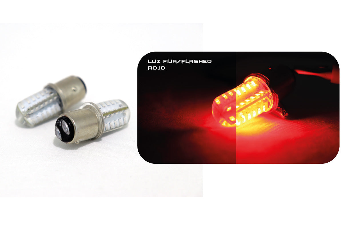 Bombillo Siliconado Stop 48 Led Fijo