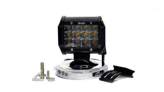 Exploradora cuadrada 12 LED Dual color Foco Profundidad Fijo y flasheo