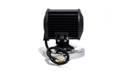 Exploradora Cuadrada 20 LED Doble foco Fijo-flasheo