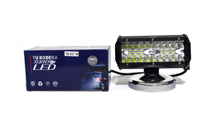 Exploradora Barra 40 LED Tipo espejo 72W Función Fijo-flasheo