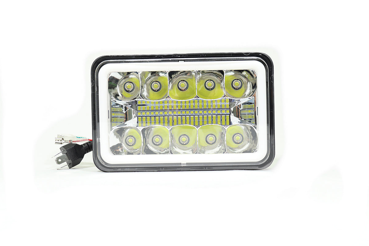 Faro de lujo kenworth doble foco funcion altas y bajas luz blanca