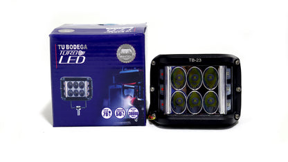 Exploradora Cuadrada 6 LED federal