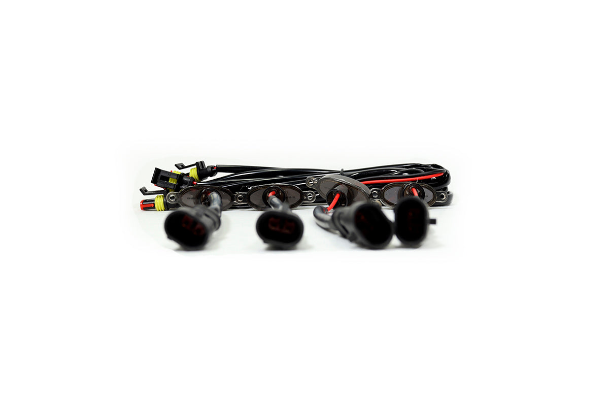 Cocuyo Persiana Luz Amarilla Kit 4 negro