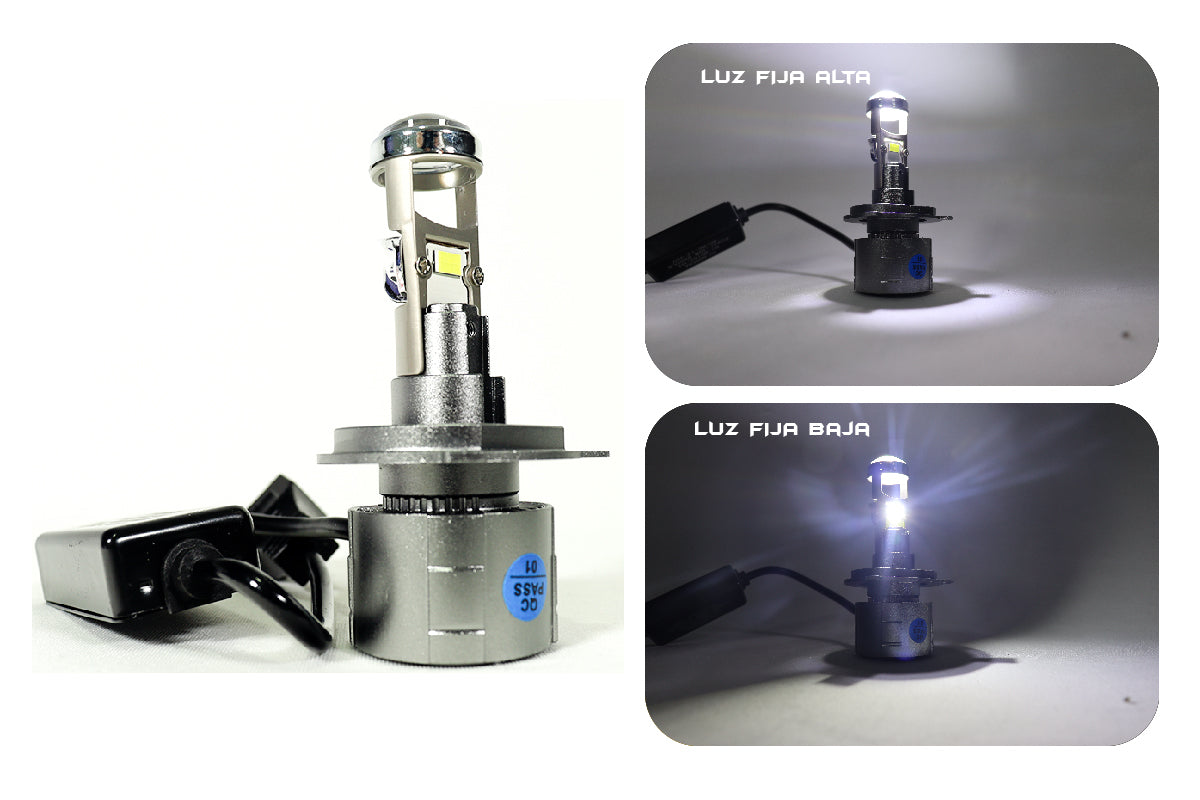 Bombillo LED con  mini lupa,  luz blanca
