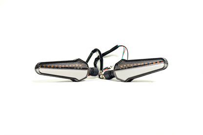 Indicador LED de señal de giro  para motocicleta, luces brillantes
