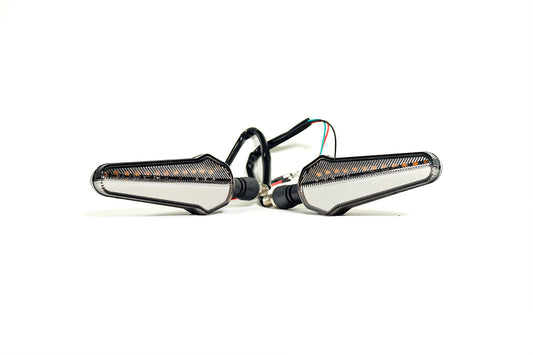 Indicador LED de señal de giro  para motocicleta, luces brillantes