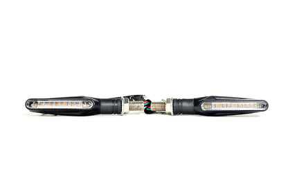 Direccionales Led función fija y secuencial Color Ámbar Moto