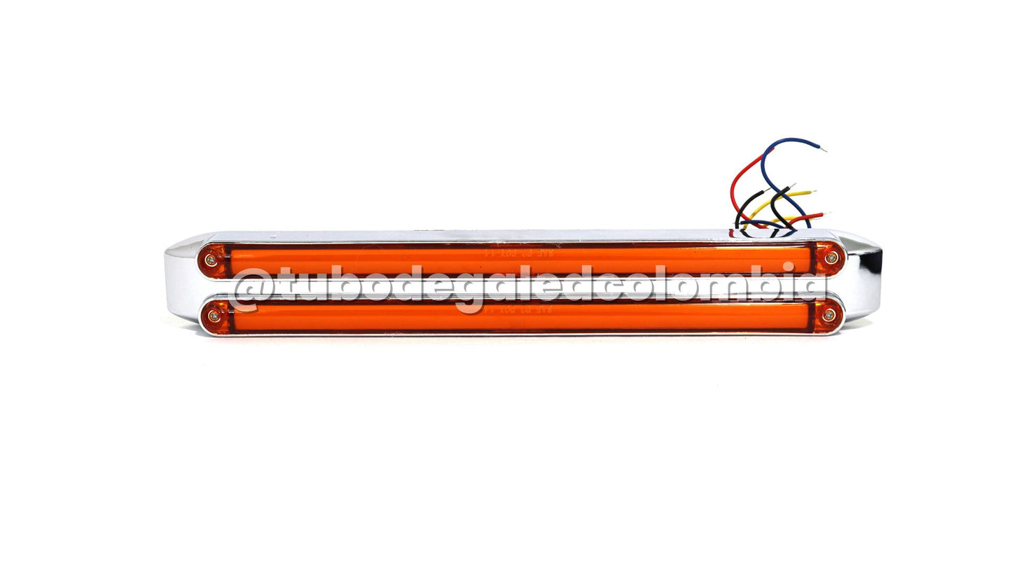 Lateral doble soporte cromado lente policarbonato