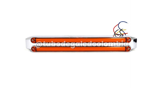 Lateral doble soporte cromado lente policarbonato