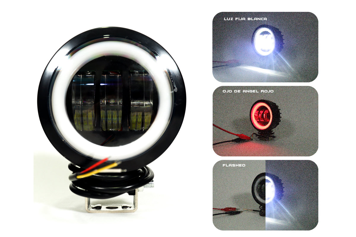 Exploradora LED 3’5” Halo Luz blanca expansiva Fija