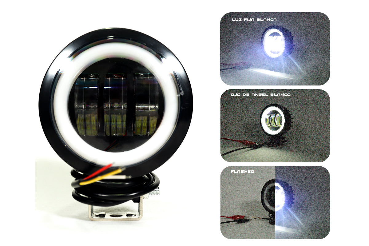 Exploradora LED 3’5” Halo Luz blanca expansiva Fija