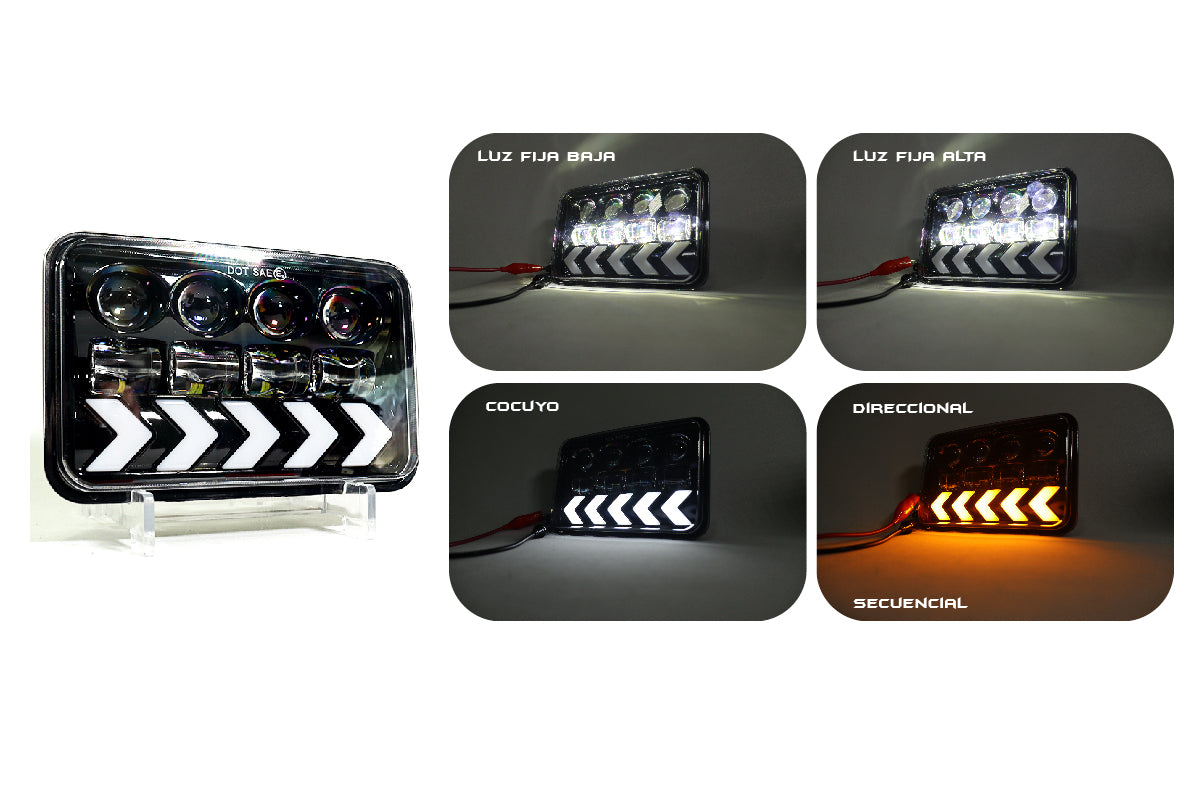 Farola de lujo Kenworth LED para automóvil de 5 Pulgadas con Haz Alto/bajo